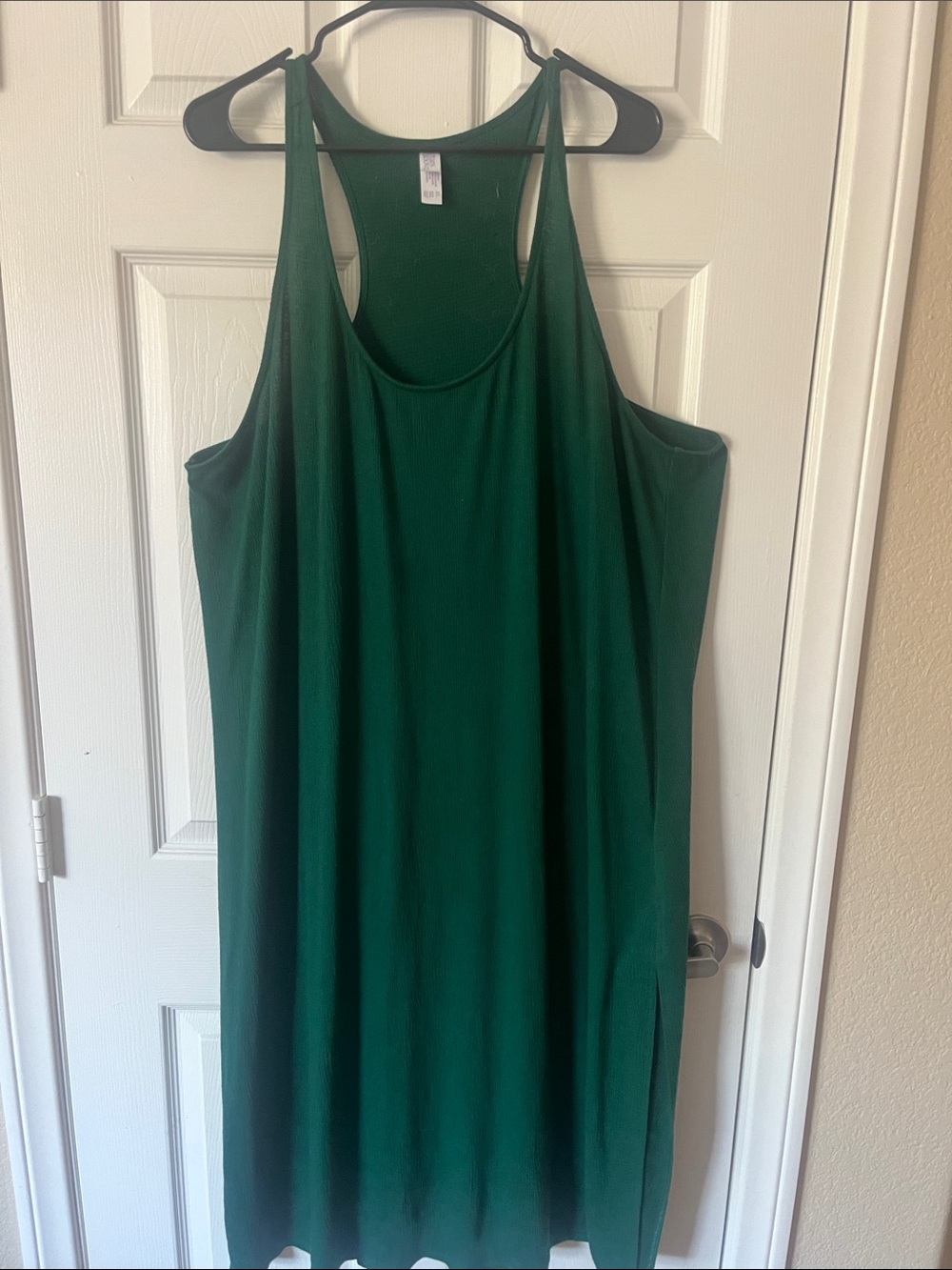 stars above Dark Green Racerback Maxi Dress